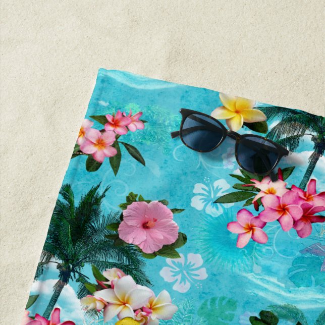 Soft Tropix Beach Towel (In Situ)