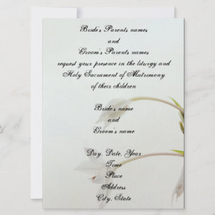 “Soft Tulip” Wedding Invitation