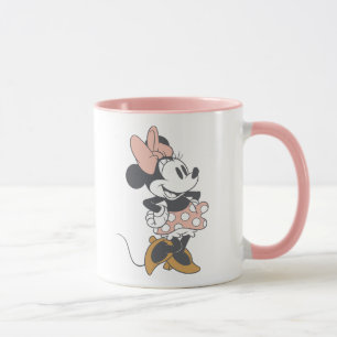 Soft Vintage Minnie Mouse Polka Dot Charm Mug
