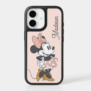 Soft Vintage Minnie Mouse Polka Dot Charm iPhone 17 Case