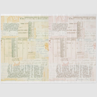 Soft Vintage Texture Tissue Paper