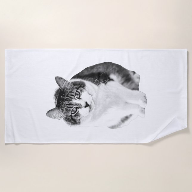 Soft Warm Ease Beach Towel (Front)