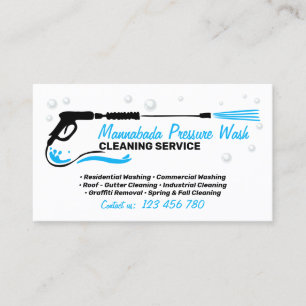 Soft Washing Exterior Cleaning Service Business Card