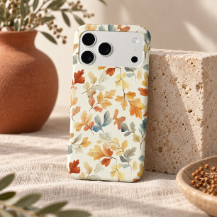 Soft Watercolor Autumn Leaves iPhone 17 Pro Max Case