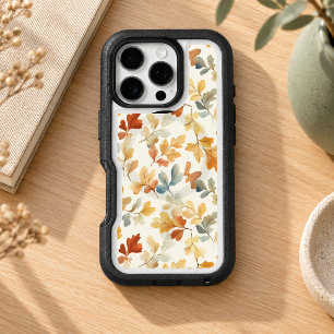 Soft Watercolor Autumn Leaves iPhone 16 Pro Case