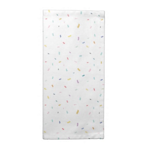 Soft Watercolor Confetti Pattern Cloth Napkin