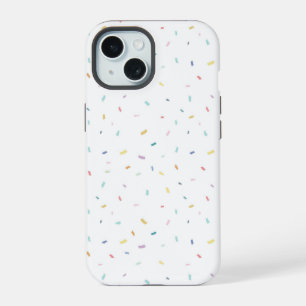Soft Watercolor Confetti Pattern iPhone 15 Case