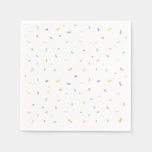 Soft Watercolor Confetti Pattern Napkins