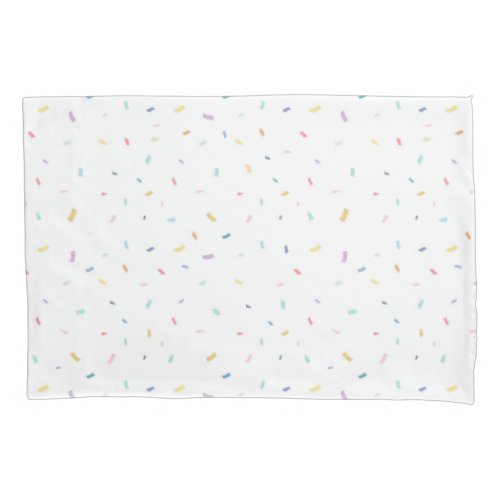 Soft Watercolor Confetti Pattern Pillow Case