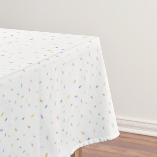Soft Watercolor Confetti Pattern Tablecloth