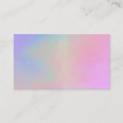 Soft Watercolor Design Business Card
