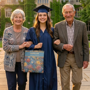 Soft Watercolor Graduation Gifts for Granddaughter Tote Bag
