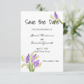 Soft Watercolor Lavender and Green Florals (Standing Front)