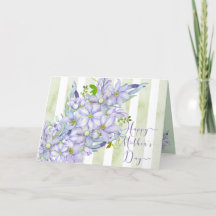 Soft Watercolor Lilac Clematis Mother's Day