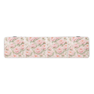 Soft Watercolor Peony Floral Seamless Pattern Beer Pong Table