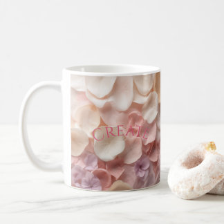 Soft Watercolor Petals Minimalist Floral Coffee Mug