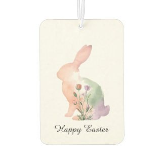 Soft Watercolour Easter Bunny  Air Freshener