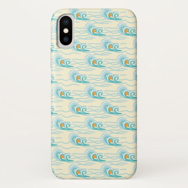 Soft Waves Pattern Case-Mate iPhone Case (Back)