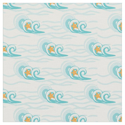 Soft Waves Pattern Fabric