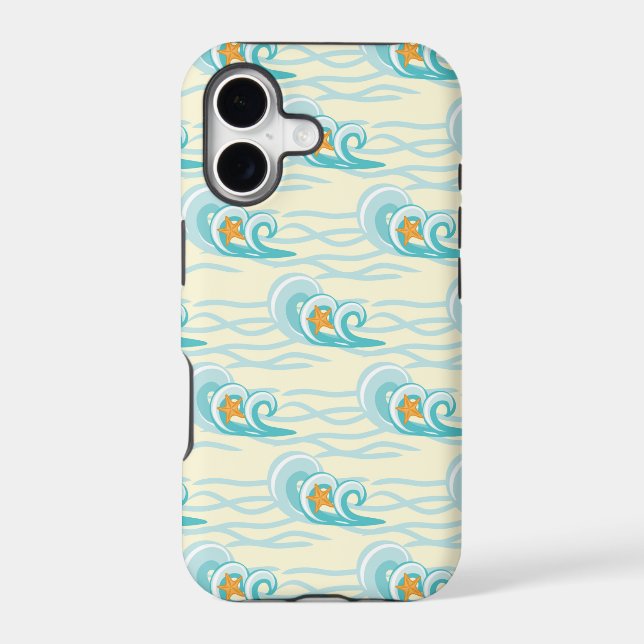 Soft Waves Pattern Iphone Case (Back)