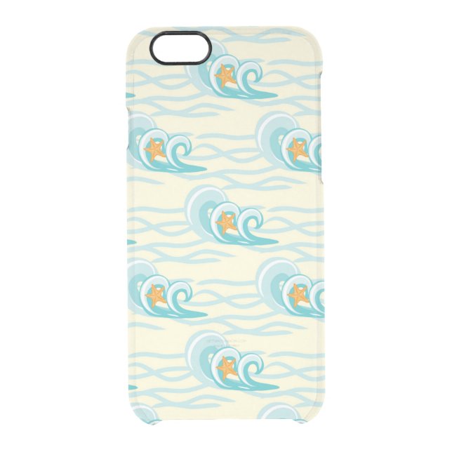 Soft Waves Pattern Uncommon iPhone Case (Back)