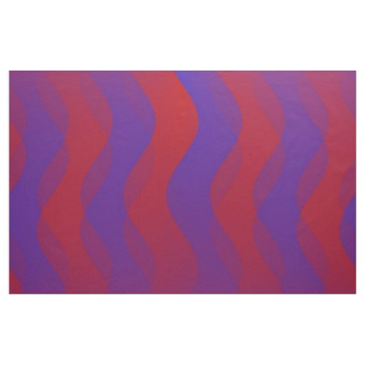 Soft Waves red violet + your ideas Fabric