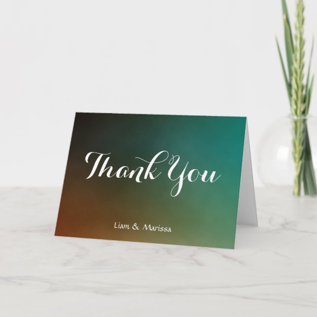 Soft Wedding Thank You Tropical (Front)