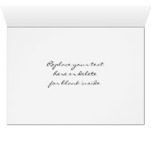 Soft White Clematis Floral Thank You Card (Inside Horizontal (Bottom))