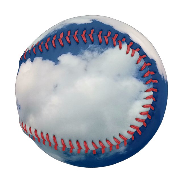 Soft white clouds baseball (Front Right)