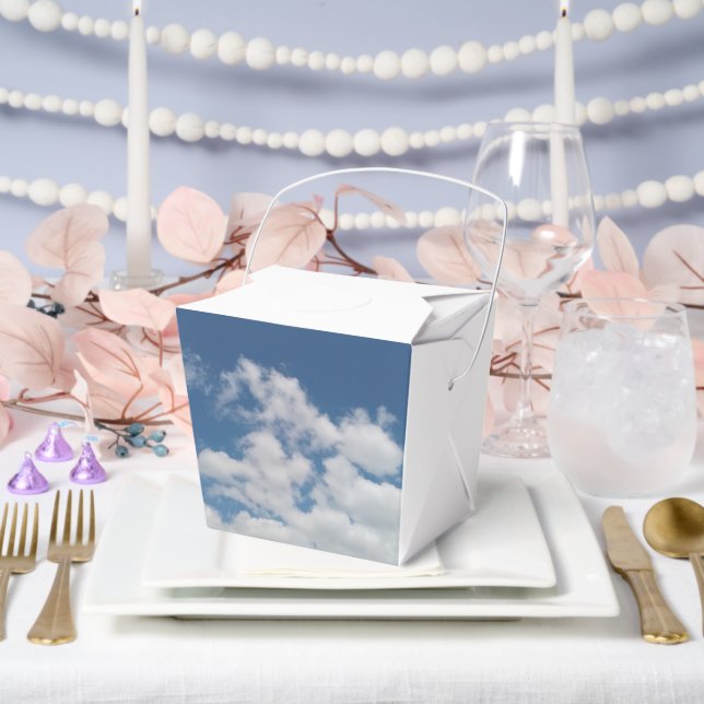 Soft white Squidgy cloud Favor Boxes (Wedding)