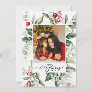 Soft Winter Berry Christmas Card