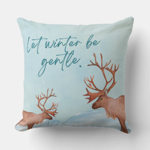 Soft Winter Collection — Calm, Cozy & Timeless Throw Pillow