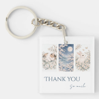Soft Woodland Animals key ring