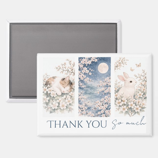 Soft Woodland Animals Magnet (Front/Back)