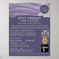 Soft Wool, Knitting Store, Yarn Store Advertising