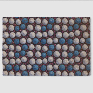 Soft Yarn Balls With Glittery Accents Fiber Doormat