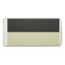 Soft Yellow and Black Simple Extra Wide Stripes Eraser