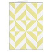 Soft Yellow Geometric Art Deco (Front)
