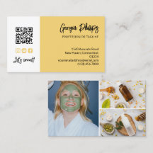 Soft Yellow QR Code 3 Photo Collage