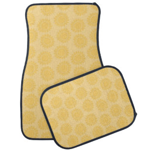 Soft Yellow Sunflower Bloom 1 Car Floor Mat