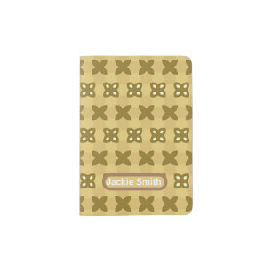 Soft Yellow Sunny Butterbloom  Passport Holder