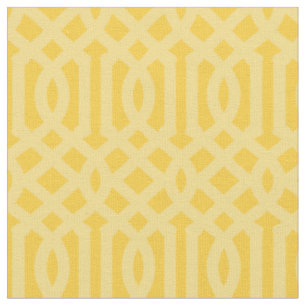 Soft Yellow Trellis Fabric