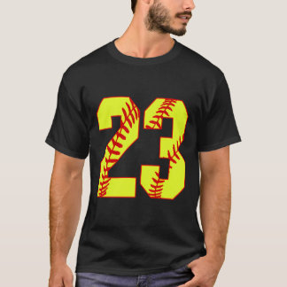 Softball 23 Fast Pitch Love Softball Mom Favorite T-Shirt