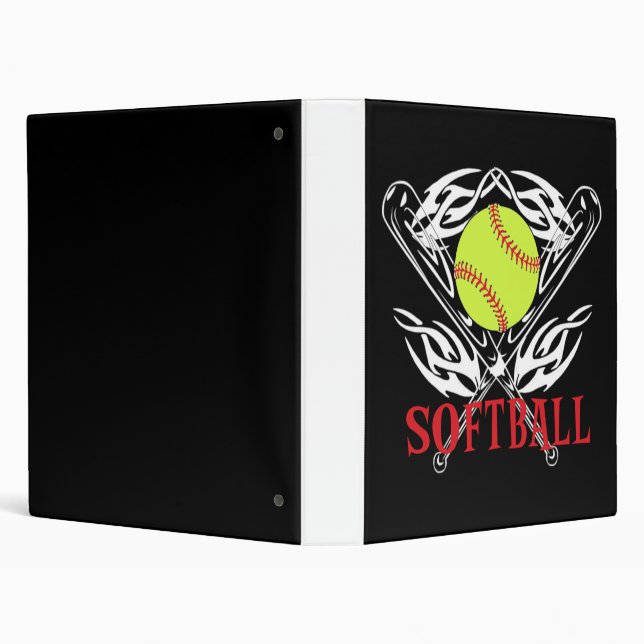 Softball 3 Ring Binder (Background)