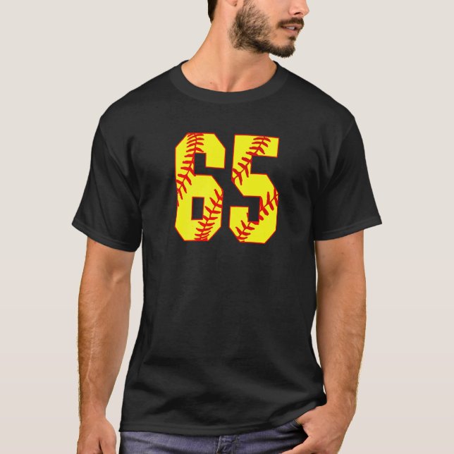 Softball 65 Fast Pitch Love Softball Mom Favorite  T-Shirt (Front)