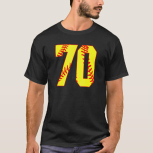 Softball 70 Fast Pitch Love Softball Mom Favorite  T-Shirt