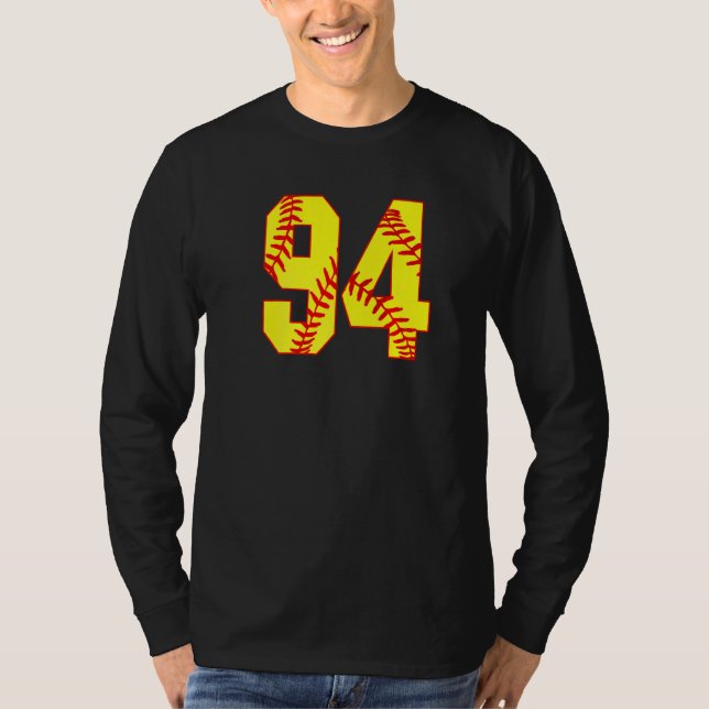 Softball 94 Fast Pitch Love Softball Mom Favorite  T-Shirt (Front)
