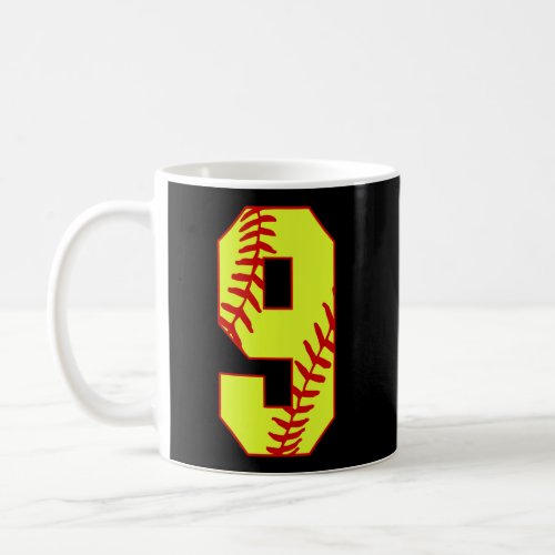 Softball 9 Fast Pitch Love Softball Mom Favorite P Coffee Mug