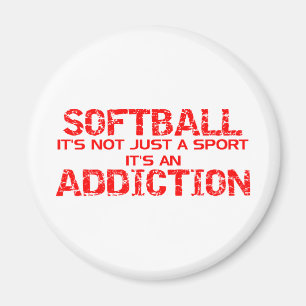 Softball Addiction Magnet