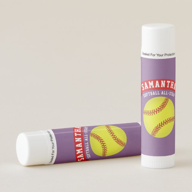 Softball All-Star Lip Balm (Front)